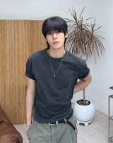 クエン ピグメント クロップ ショートスリーブ Tシャツ