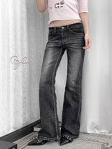 Dark Wash Flared Jeans 