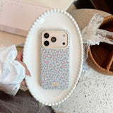 Leopard Star Glossy iPhone Case