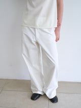 Hazel wide pants (Ivory)