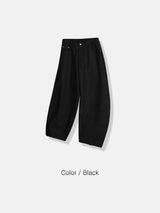 Eisanne Non-Fade Curved Denim Pants 3C