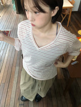 Daily stripe t-shirt