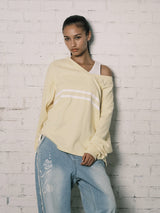 COZY VネックL/S (イエロー)
