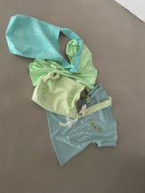 Portrait Wide Strap Shoulder Bag - Mint Soda