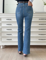 Panyu Hidden Banding Semi-Bootcut Denim Pants