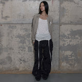 ローライズナイロンシャーリングパンツ (BLACK) F25ZD974