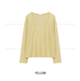 Haro See-through Deep V-Neck Knit