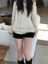 Leel Shoulder Slit Knitwear (3 colors)