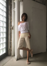 FOLDING REGULAR CAPRI PANTS
