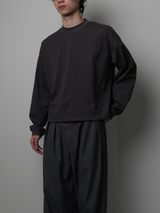 RB7 Cropped Boxy Long Sleeve Tee