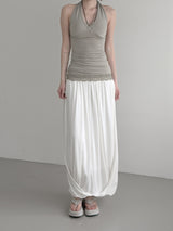 Ila Lace Long Halter Sleeveless