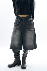 Brann denim bermuda pants