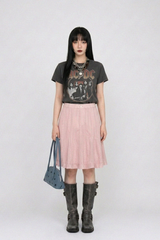 BLUSH PETAL SKIRT IN PINK