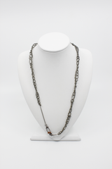 Antique oval chain necklace
