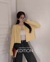 【MADE】Rib Crop Cardigan