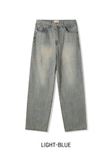 Tioz Washing Wide Denim Pants