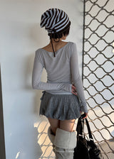CABLE PUMPKIN SKIRT