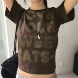 ラブキャットレタリングショートスリーブT