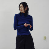 Basic Ribbed High-Neck