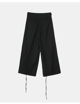 Two-button Wrap Pants