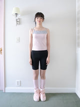 ツートーンノースリーブトップ