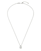 26SS★ Champagne Full Moon Silver Mary Bowl Necklace