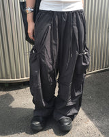 ナイロンストリングカーゴパンツ