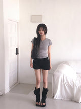 Confi Rivet Cotton Shorts