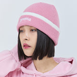 Jacquard Beanie Pink