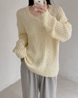Sua loose fit boucle knitwear