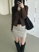 Plan V-Neck Cardigan (4 colors)