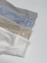 Actor Linen Two-Way Loose Fit Shirt