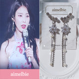 [IU Earring] Daisy Wing Earring - Longdrop (Silver color)