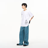 ドローイングデザイン半袖Tシャツ