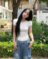 Say Puff Bodysuit Short Sleeve