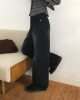 [ORIGINAL] ルーズストレートデニムパンツ
