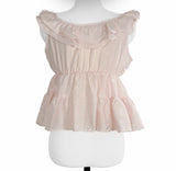 fitz frill & cancan sleeveless bl