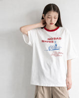 (UNISEX) Wave Ringer Tee