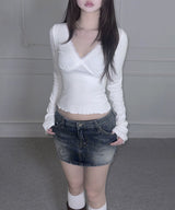 Billie Lace Tee (2colors)