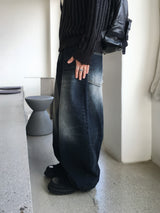 モアキャットバルーンデニムパンツ2C