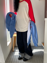 ライン ラグラン ティー