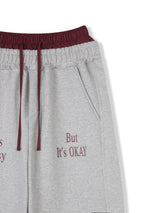 Eclipse Lettering Sweatpants