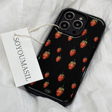 berry berry strawberry epoxy bumper case