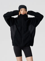 FMACM Curved-Structure Nylon-Spliced Fleece Jacket