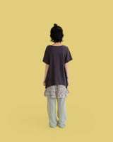 ラベンダーパッチレギンスパンツ ( 2 color)