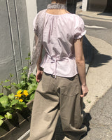 Yots Puff Short-Sleeve Blouse