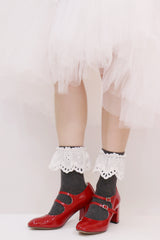 コットンレースソックス (3colors)