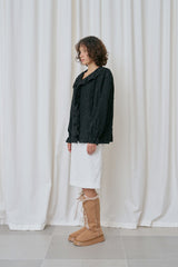 Flor frill blouse_black