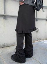 [MADE] Maya Shirring Bootcut Long Training Pants