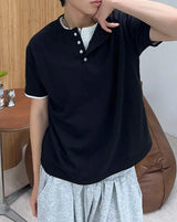 パラ ソフト ヘンリーネック ショートスリーブ Tシャツ